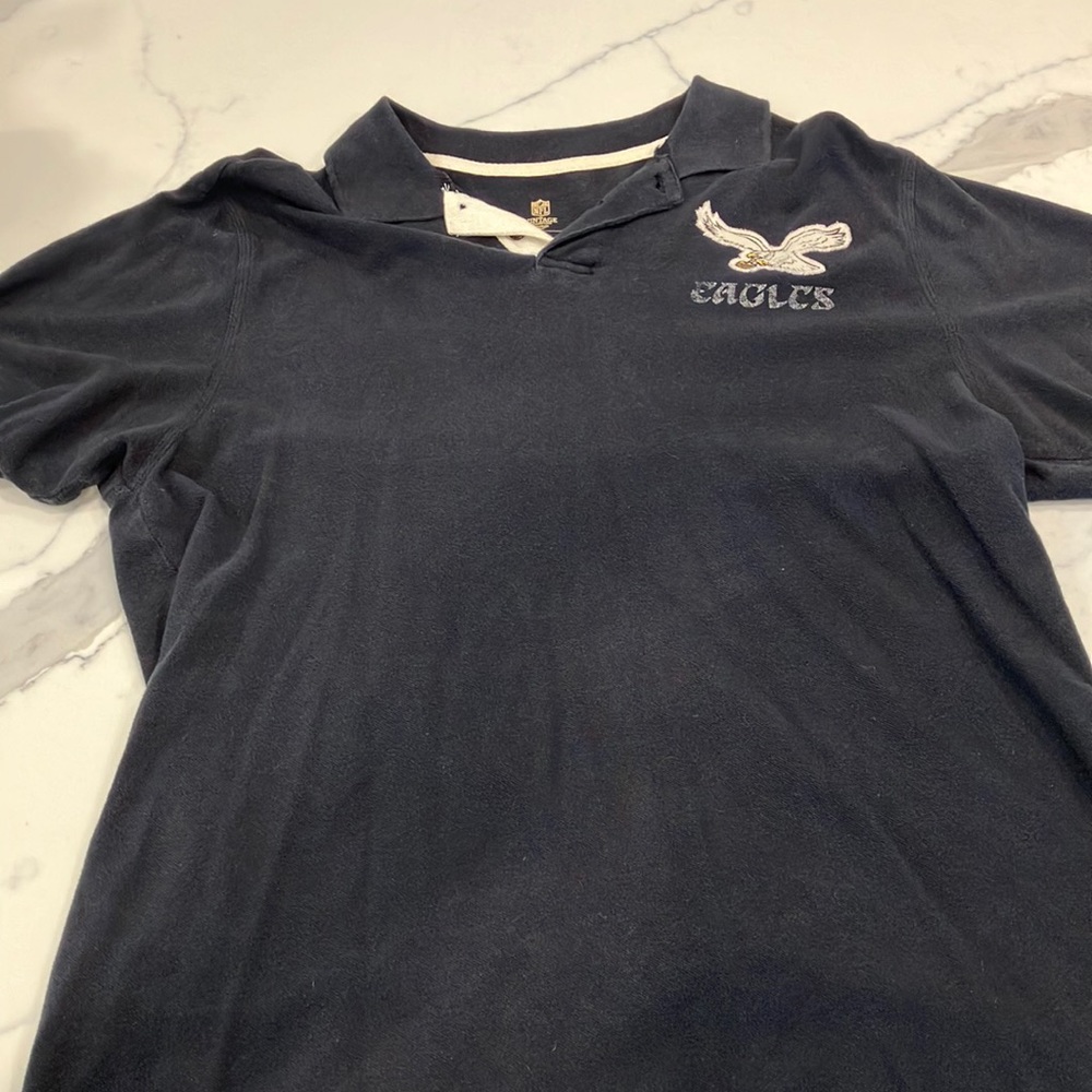 Vintage Philadelphia Eagles Polo Size:L